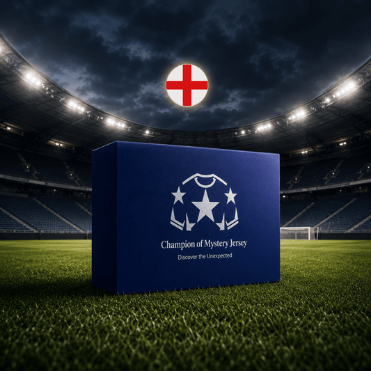 Premier League Mystery Box Verpackung für englische Fussballtrikots
